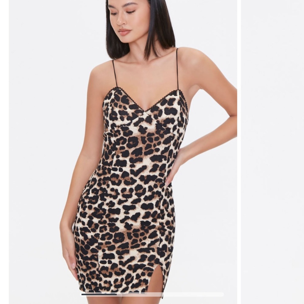 FOREVER 21 LEOPARD PRINT DRESS